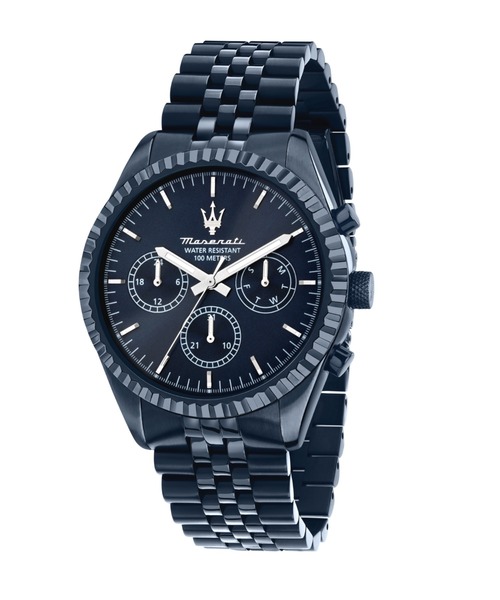 Maserati（マセラティ）の「「Maserati/マセラティ」コンペティツィオーネ - 43mm マルチ ブルー ダイヤル ブルー ブレスレット（アナログ腕時計・メンズ・ネイビー・43mm）」の2枚目の写真