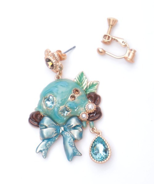 axes femme POETIQUE(アクシーズファムポエティック)の「アイスクリーム2WAYピアス(ピアス(両耳用)・レディース・ミント/ピンク・FREE)」の6枚目の写真
