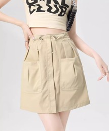 gossip！ロサンゼルス（ゴシップロサンゼルス）の「ダブルポケット ユーティリティーミニスカート（スカート）」
