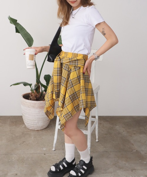 MARQUES ALMEIDA アシンメトリーデザインス カート MARQUES ALMEIDA