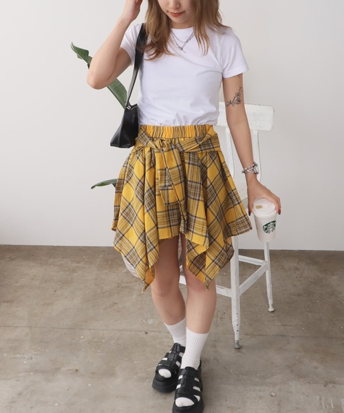 oheshio チェックスカート OHESHIO(オヘシオ) スカート(レディース) - 海外通販のBUYMA