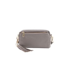 COOCO シュリンクレザー 横型ミニショルダーバッグ