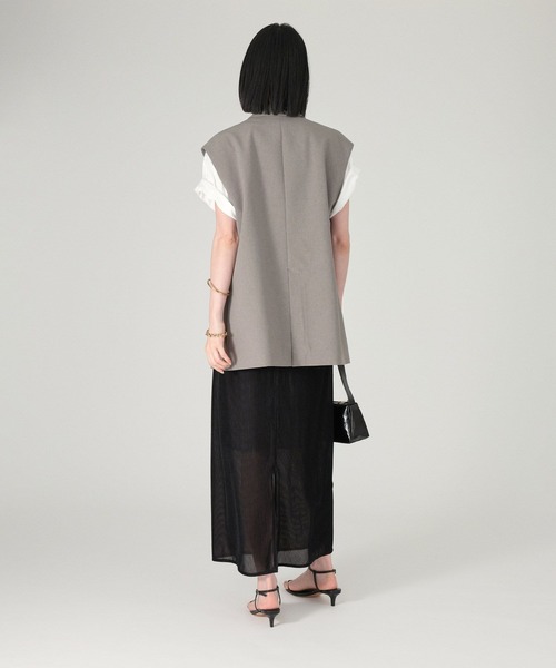 美品⭐️バビロン　柳橋唯さんコラボ　ドットフレアスカート 柳橋唯さんコラボアイテム】【再入荷】バックジップフレア