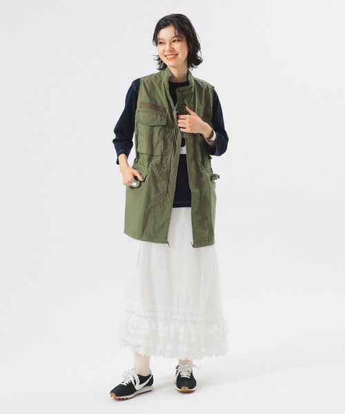 BEAMS BOY（ビームスボーイ）の「【1/15再値下げ】ファティーグ ベスト（ベスト・レディース・オリーブ/ブラック・ONE SIZE）」の19枚目の写真