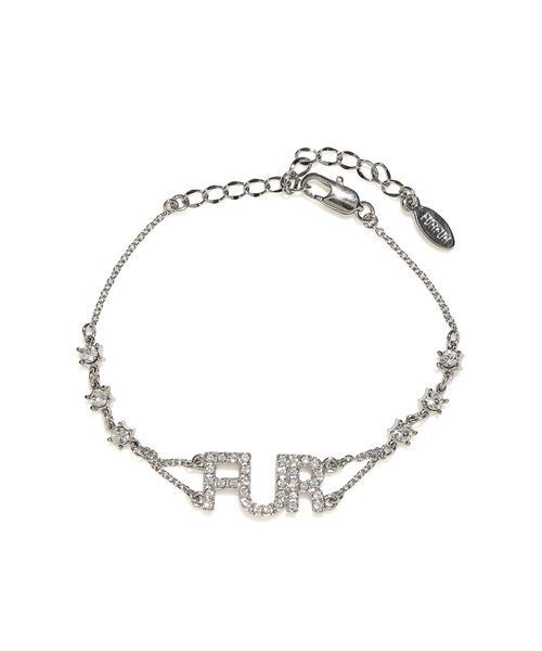 FURFUR（ファーファー）の「ロゴビジューブレスレット（ブレスレット・レディース・シルバー/ゴールド・F）」の2枚目の写真