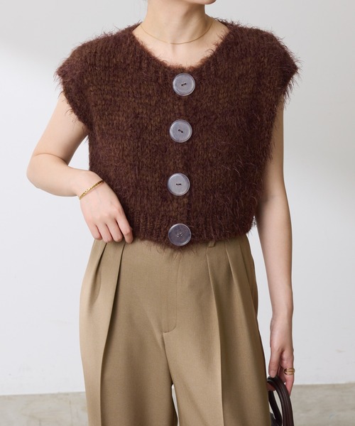 新品 TRICOTS JEANMARC/トリコットジーンマルク 別注 ベスト スピック