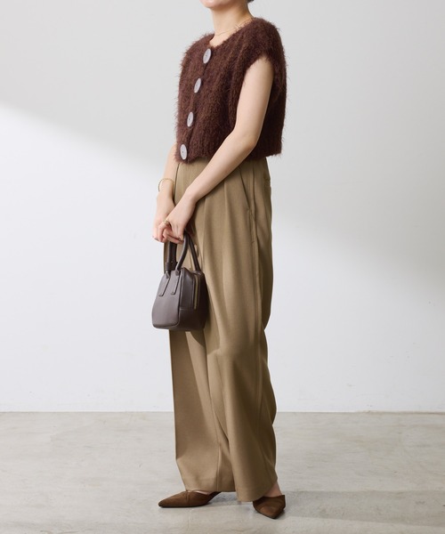 TRICOTS JEAN MARC(トリコットジーンマルク)の「TRICOTS JEAN MARC/COLLAGE別注/ニットベスト(ニット/セーター・レディース・ダークブラウン/グリーン・FREE)」の16枚目の写真