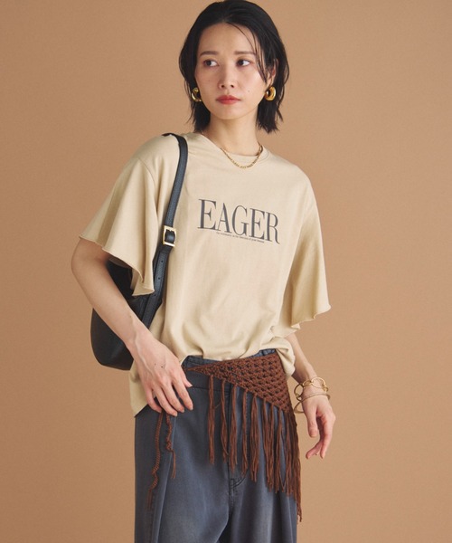 Doux archives（ドゥアルシーヴ）の「フリンジネットベルト（ベルト・レディース・ブラウン/ベージュ・FREE）」の19枚目の写真