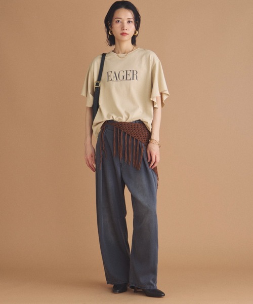 Doux archives（ドゥアルシーヴ）の「フリンジネットベルト（ベルト・レディース・ブラウン/ベージュ・FREE）」の13枚目の写真