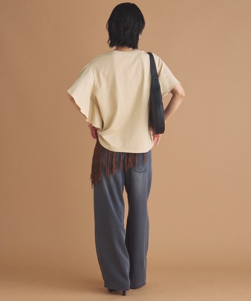 Doux archives（ドゥアルシーヴ）の「フリンジネットベルト（ベルト・レディース・ブラウン/ベージュ・FREE）」の15枚目の写真