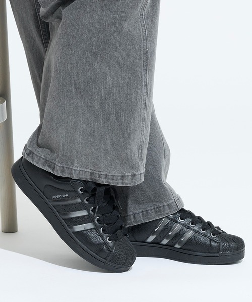 adidas(アディダス)の「スーパースターII / Superstar II / アディダスオリジナルス adidas Originals(スニーカー・メンズ・ブラック系その他/ブラック/ホワイト×ブラック・26.0cm/25.5cm/27.5cm/27.0cm/26.5cm/24.0cm/23.5cm/23.0cm/22.5cm/22.0cm/28.0cm/25.0cm/24.5cm/29.5cm/29.0cm/28.5cm)」の3枚目の写真