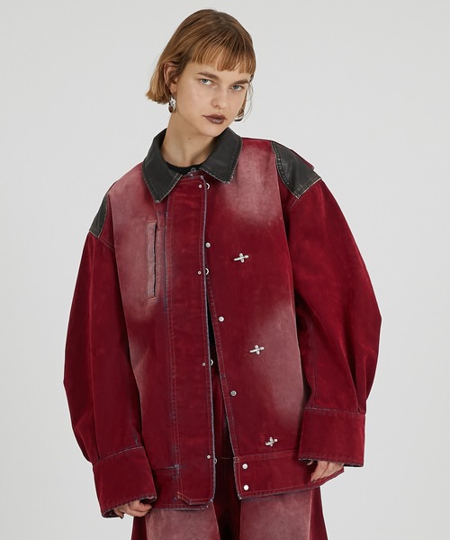 ジャケット・アウター PRANKPROJECT Flocky Denim Jacket CML Flocky Denim Jacket