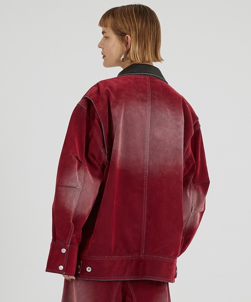 フロッキーデニムジャケット / Flocky Denim Jacket（デニムジャケット