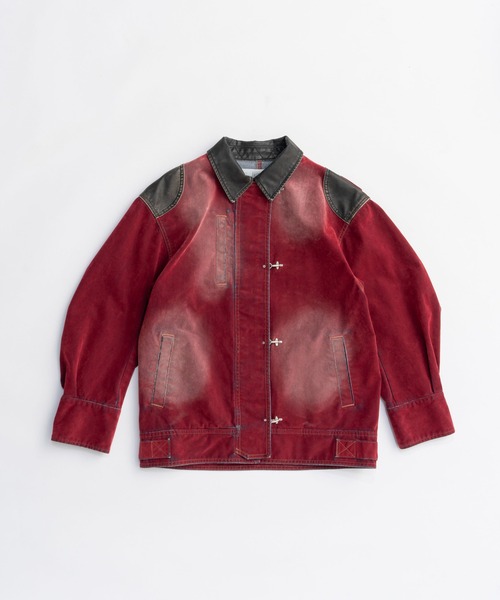 フロッキーデニムジャケット / Flocky Denim Jacket（デニムジャケット