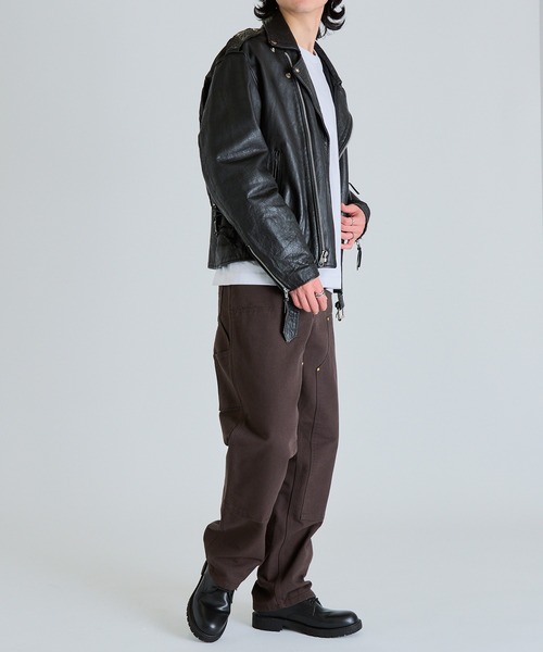 Carhartt WIP(カーハートダブリューアイピー)の「【Carhartt WIP】DOUBLE KNEE PANT I031501(チノパンツ・メンズ・ブラック/オリーブ/ダークブラウン・32/30/34)」の13枚目の写真