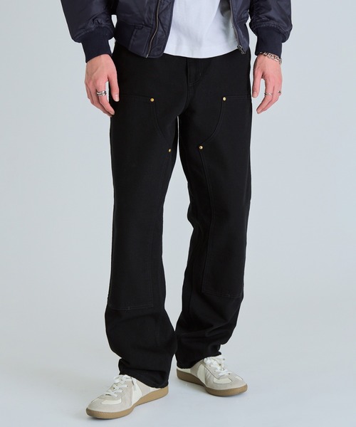 Carhartt WIP(カーハートダブリューアイピー)の「【Carhartt WIP】DOUBLE KNEE PANT I031501(チノパンツ・メンズ・ブラック/オリーブ/ダークブラウン・32/30/34)」の7枚目の写真