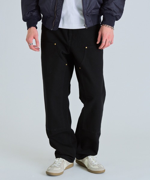 Carhartt WIP(カーハートダブリューアイピー)の「【Carhartt WIP】DOUBLE KNEE PANT I031501(チノパンツ・メンズ・ブラック/オリーブ/ダークブラウン・32/30/34)」の6枚目の写真