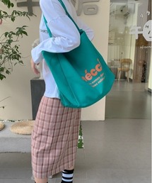 ロゴキャンバス トートバッグ カラーバッグ