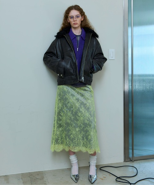 スカート maison special Multiway Velor Skirt セール】Multiway Velor Mermaid Mid-calf Skirt/マルチウェイベロア
