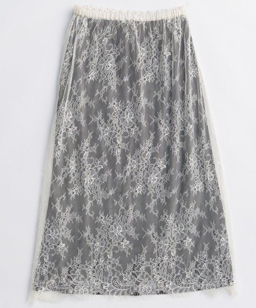 MAISON SPECIAL（メゾンスペシャル）の「Multiway Velor Mermaid Mid-calf Skirt/マルチウェイベロアマーメイドミモレスカート（スカート・レディース・ブラック/グレー/ブルー・36/38）」の11枚目の写真