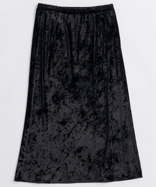 MAISON SPECIAL（メゾンスペシャル）の「Multiway Velor Mermaid Mid-calf Skirt/マルチウェイベロアマーメイドミモレスカート（スカート・レディース・ブラック/グレー/ブルー・36/38）」の12枚目の写真