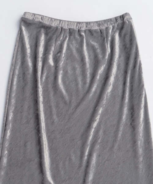 スカート maison special Multiway Velor Skirt セール】Multiway Velor Mermaid Mid-calf Skirt/マルチウェイベロア