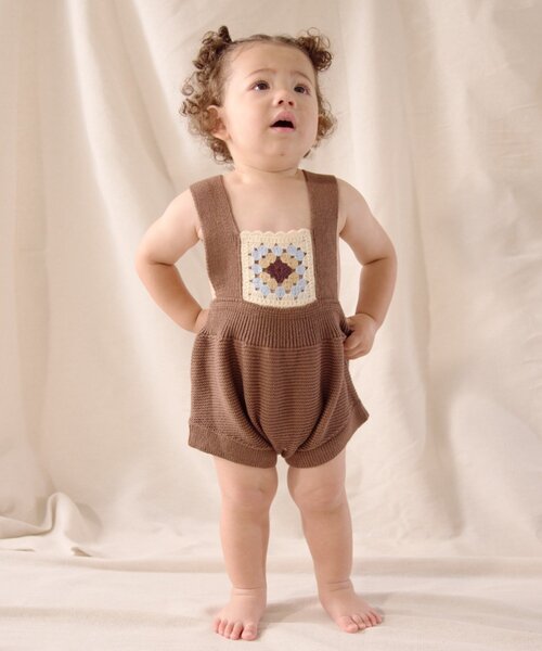 セール】【BABY】【Qinn】かぎ針ロンパース（ロンパース）｜CIAOPANIC