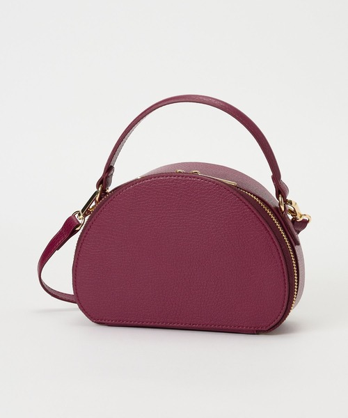 BABYLONE（バビロン）の「【ANTONELLO MASI】＜別注＞ドームBAG（ハンドバッグ・レディース・キャメル/ボルドー・フリー）」の2枚目の写真