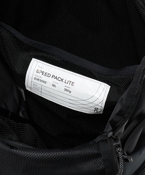 On＞Speed Pack 18L Lit/バックパック（バックパック/リュック）｜On