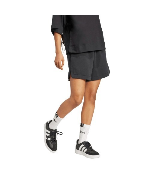 adidas(アディダス)の「アディダス adidas ALL SZN ソフト ラックス ルーズ ショーツ(その他パンツ・レディース・ホワイト/ブラック・S/M/L)」の9枚目の写真