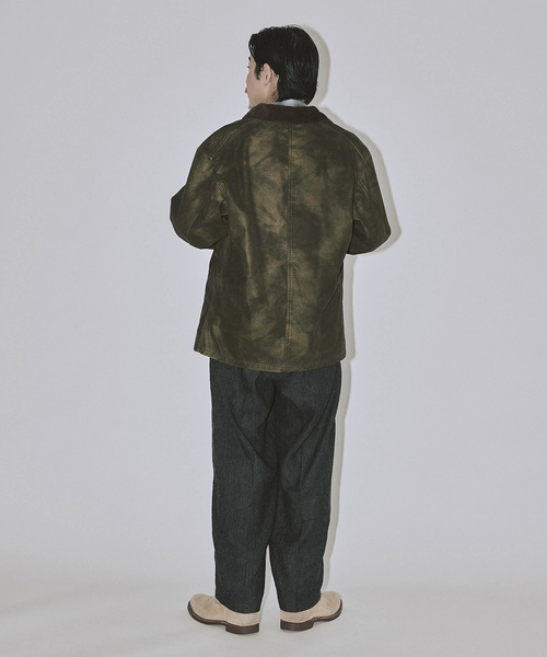 J.S.Homestead / フロック レザー カバーオール（その他アウター