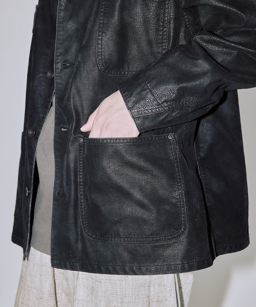 ジャーナルスタンダード　カバーオール J.S.Homestead / フロック レザー カバーオール（その他アウター