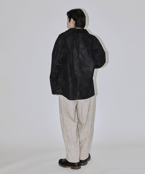 J.S.Homestead / フロック レザー カバーオール（その他アウター