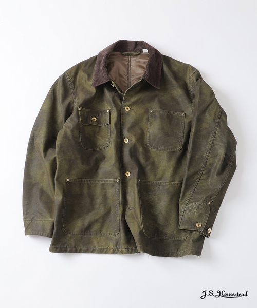 JOURNAL STANDARD J.S HOMESTEAD(ジャーナルスタンダードホームステッド)の「J.S.Homestead / フロック レザー カバーオール(その他アウター・メンズ・ブラック/ブラウン系その他・MEDIUM/LARGE)」の20枚目の写真