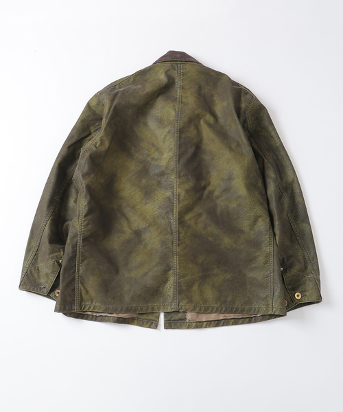 J.S.Homestead / フロック レザー カバーオール（その他アウター