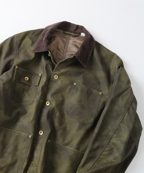 JOURNAL STANDARD J.S HOMESTEAD(ジャーナルスタンダードホームステッド)の「J.S.Homestead / フロック レザー カバーオール(その他アウター・メンズ・ブラック/ブラウン系その他・MEDIUM/LARGE)」の22枚目の写真