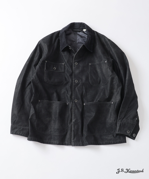 J.S.Homestead / フロック レザー カバーオール（その他アウター