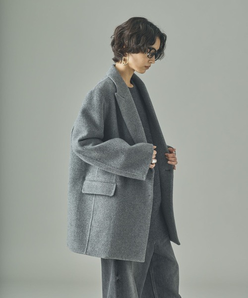 Curensology(カレンソロジー)/ウールボンディングジャケット