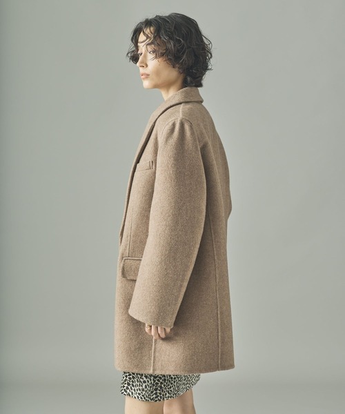 Curensology（カレンソロジー）の「Curensology(カレンソロジー)/ウールボンディングジャケット（テーラードジャケット・レディース・ベージュ/ブラック/グレー・36/38）」の17枚目の写真