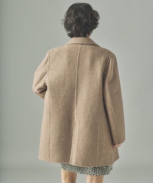 Curensology（カレンソロジー）の「Curensology(カレンソロジー)/ウールボンディングジャケット（テーラードジャケット・レディース・ベージュ/ブラック/グレー・36/38）」の18枚目の写真