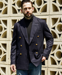 MR.OLIVE(~X^[I[u)MR.OLIVE ~X^[I[u / PREMIUM WOOL SAXONY BOUBLE BREASTED BLAZER v~AE[TL\j[uU[ / M253121(e[[hWPbg)