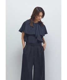 1er Arrondissement | ナイロンクロスケープカラーブラウス(シャツ/ブラウス)