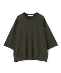 GALERIE VIE | シルク ハーフスリーブプルオーバー(ニット/セーター)