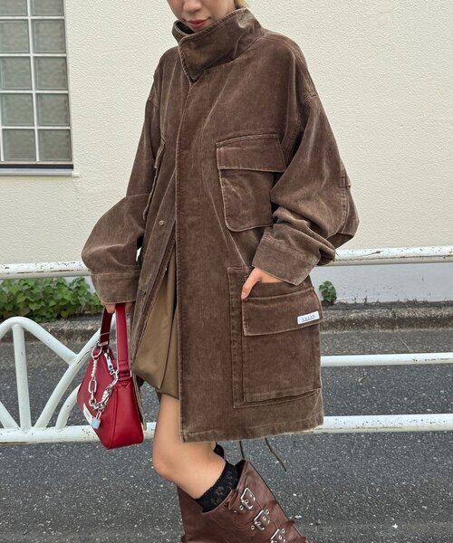 セール】【UNESS/ユーネス】加工コーデュロイモッズコート（モッズ