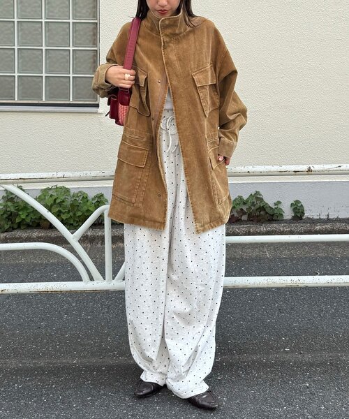 ★ももちゃんも着用★23-24コーデュロイ上下セット コーデュロイ セットアップ」に該当するピンク/桃色系のメンズ