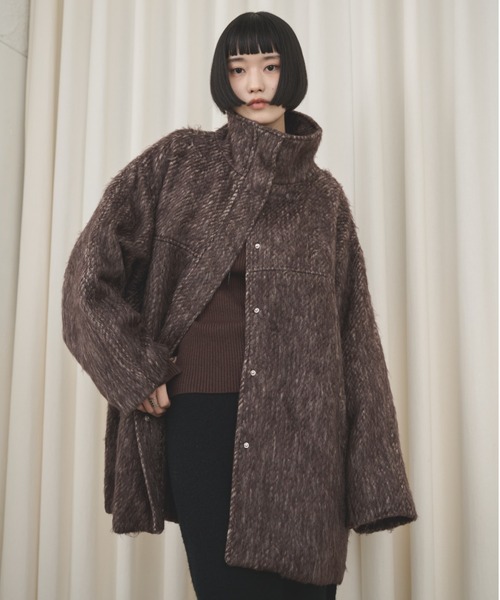 【新品未使用】bow.a ボウエー　シャギーコート 2025年最新】bow.a コートの人気アイテム - メルカリ