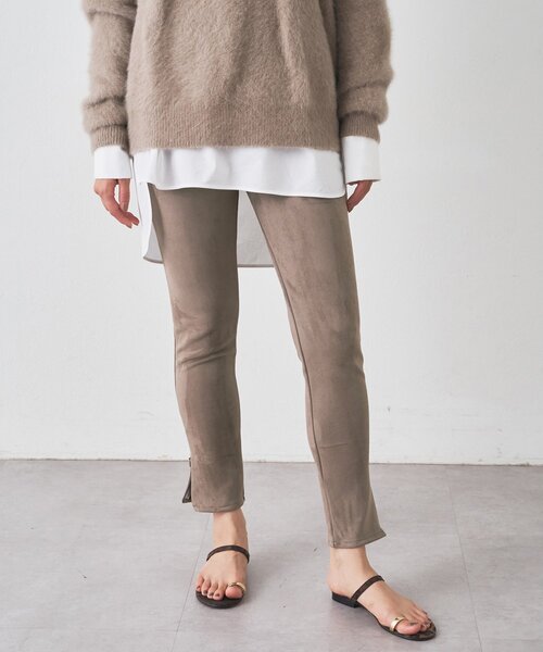 【mokotan　新品】ウィムガゼットワイドパンツ サイズ34 ウィムガゼット Whim Gazette ワイドタックパンツ （charcoal