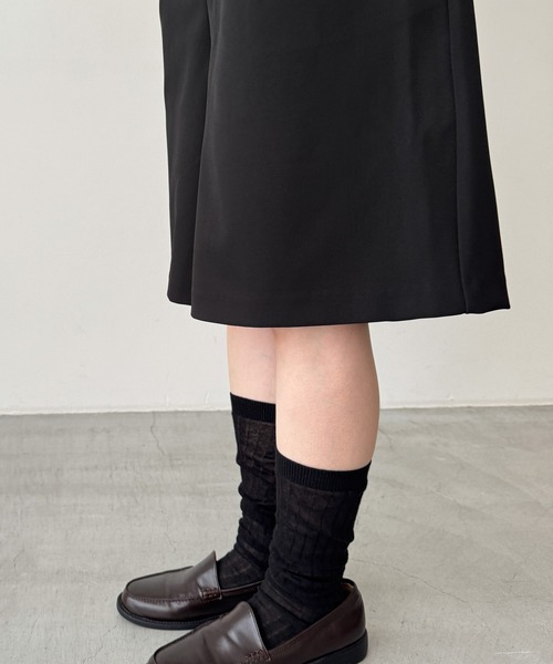 CANAL JEAN(キャナルジーン)の「El mar シングルタックハーフパンツ(その他パンツ・レディース・ブラック・ONE SIZE)」の7枚目の写真
