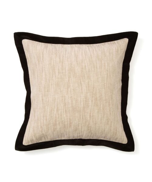 ベルベットフランジ クッションカバー 45×45 ナチュラル（062