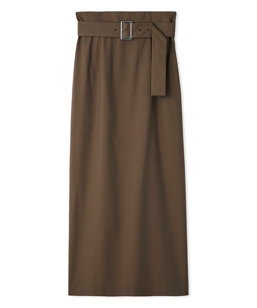 Fray i dホワイト サイドベルト付きスカート ベルト付きストレートスカート（スカート）｜FRAY I.D（フレイ